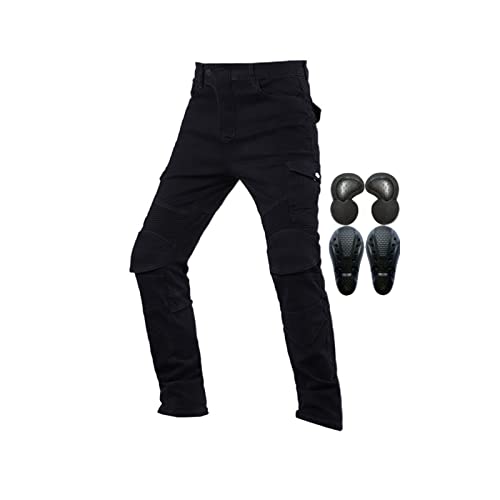 Blue Detachable Armor Motorcycle Riding Jeans K295