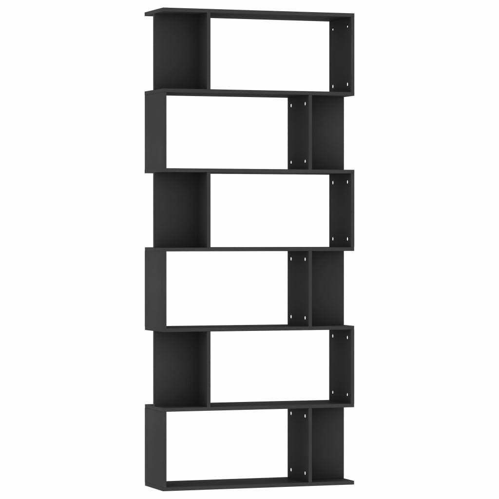 White Chipboard Book Cabinet Room Divider F142