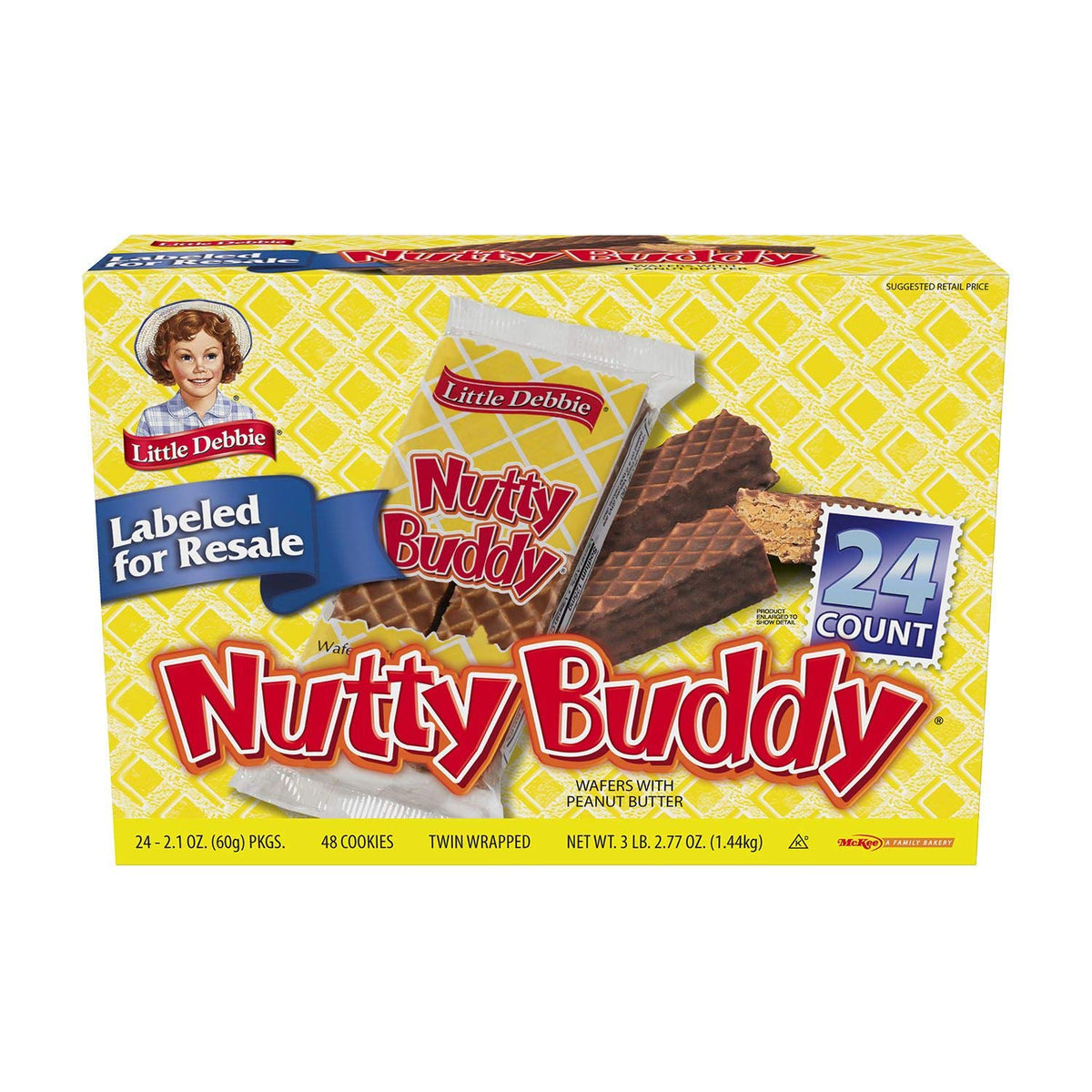 2.1 oz. 24 ct. Nutty Buddy Bars M678139