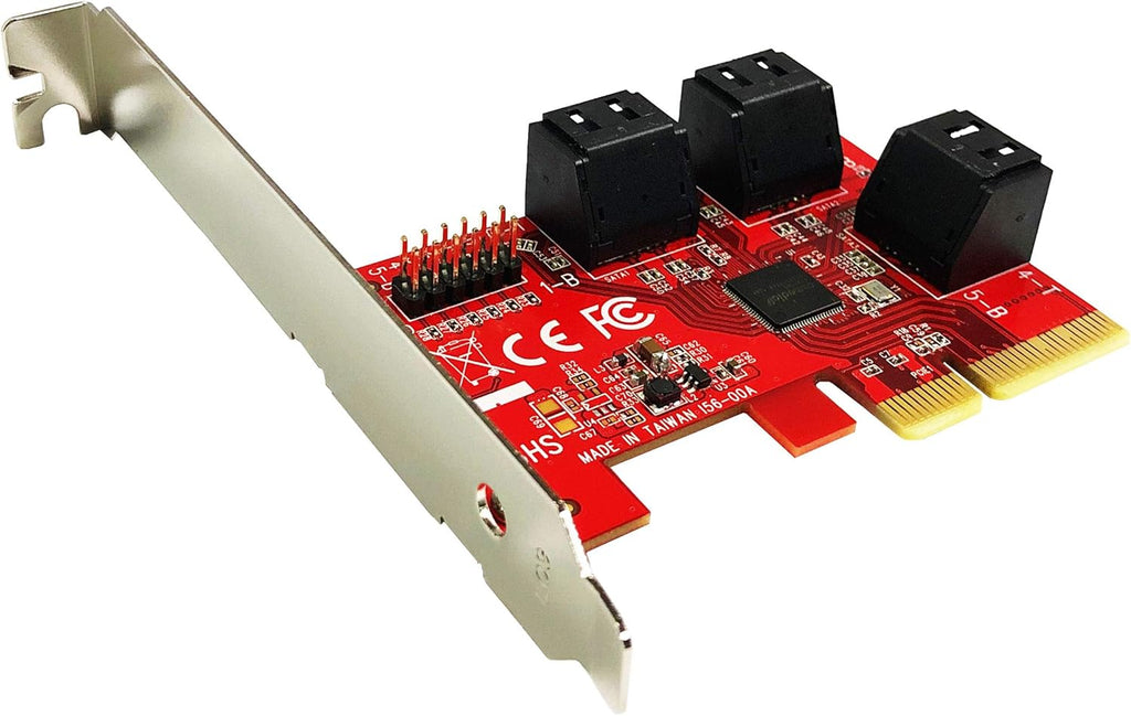 6-Port SATA PCI Express x4 Host Adapter Card L6466