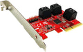 6-Port SATA PCI Express x4 Host Adapter Card L6466