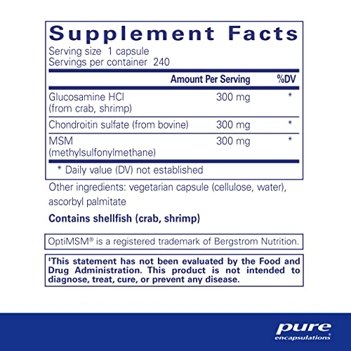 Glucosamine Chondroitin with MSM 120 Capsules Q998499
