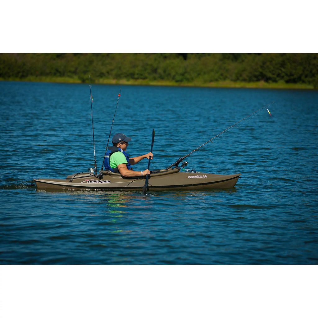 10 Ft. Sit-in Fishing Kayak Olive V973104