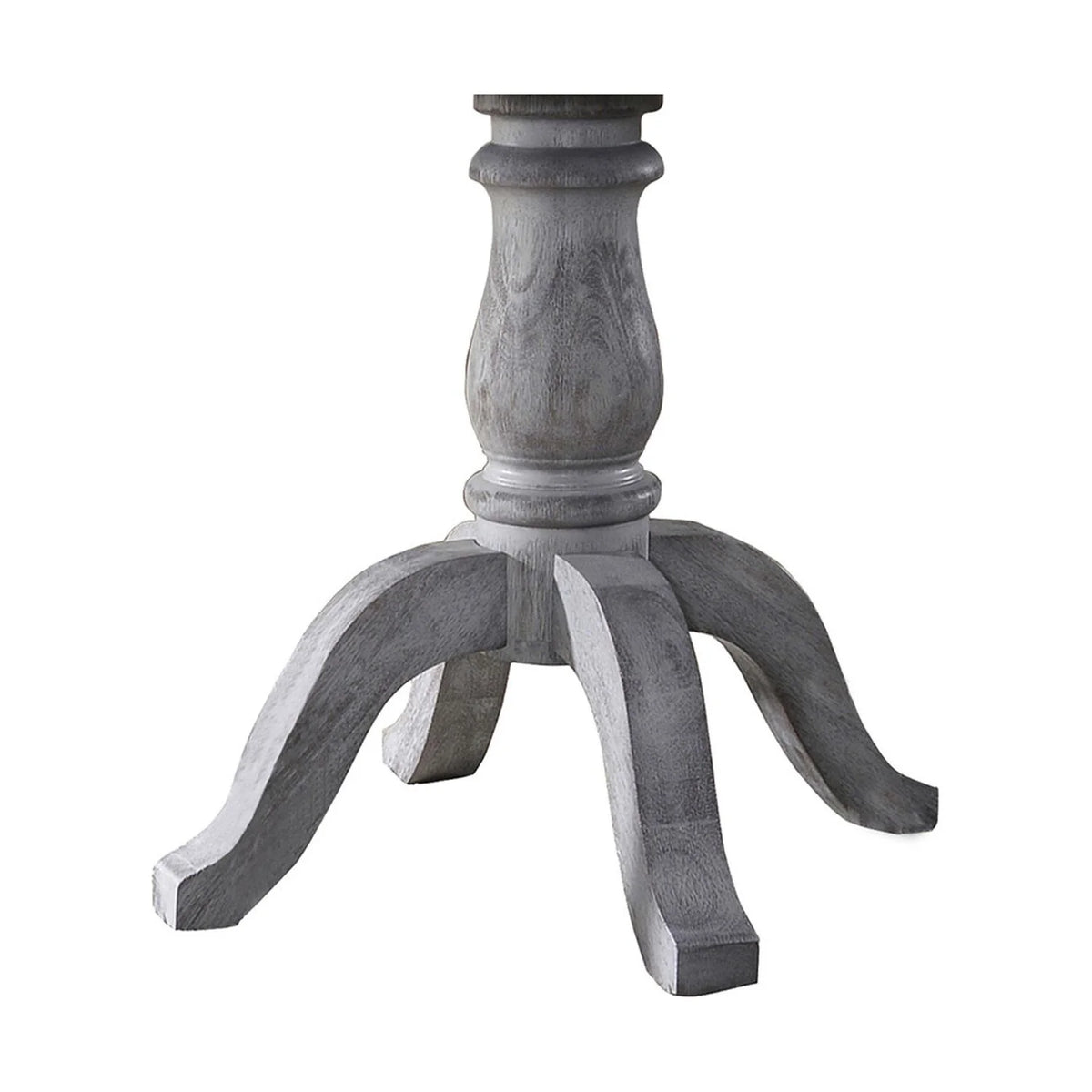 Weathered Gray Wood Round Dining Table L691390