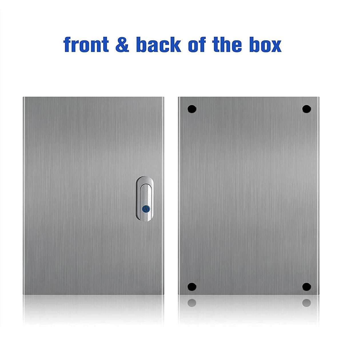 304 Stainless Steel IP65 Waterproof Junction Box with Lock X211