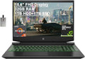 15.6" FHD Gaming Laptop, AMD Ryzen 5-4600H, 32GB RAM, 1TB HDD+1TB SSD, GeForce GTX 1650, Black U2991
