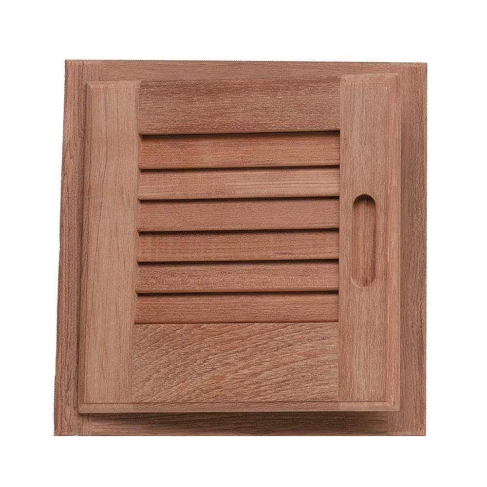 Teak Louvered Door & Frame U570