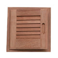 Teak Louvered Door & Frame U570
