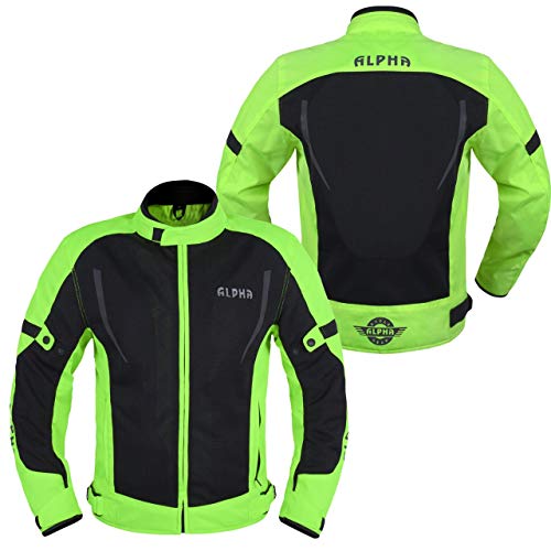 HI VIS MESH MOTORCYCLE JACKET (RED, 4X-LARGE) Q6399