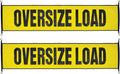 Oversize Load Banner with Metal Hooks 2 Pack 18 x 84 Inch D53299