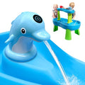 Blue Heavy-Duty 600D Waterproof Anti-UV Dustproof Water Table Cover H579