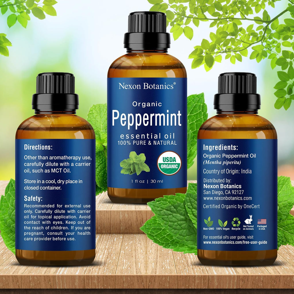 Organic Peppermint Essential Oil 30 ml I25477