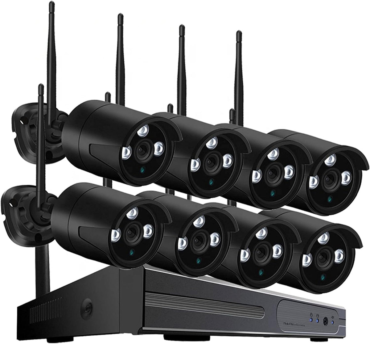8 Channel 2MP Night Vision Security Camera System with DVR X333798