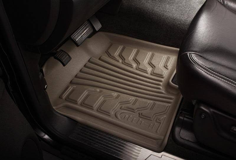Vinyl Floor Mat Front Tan C442