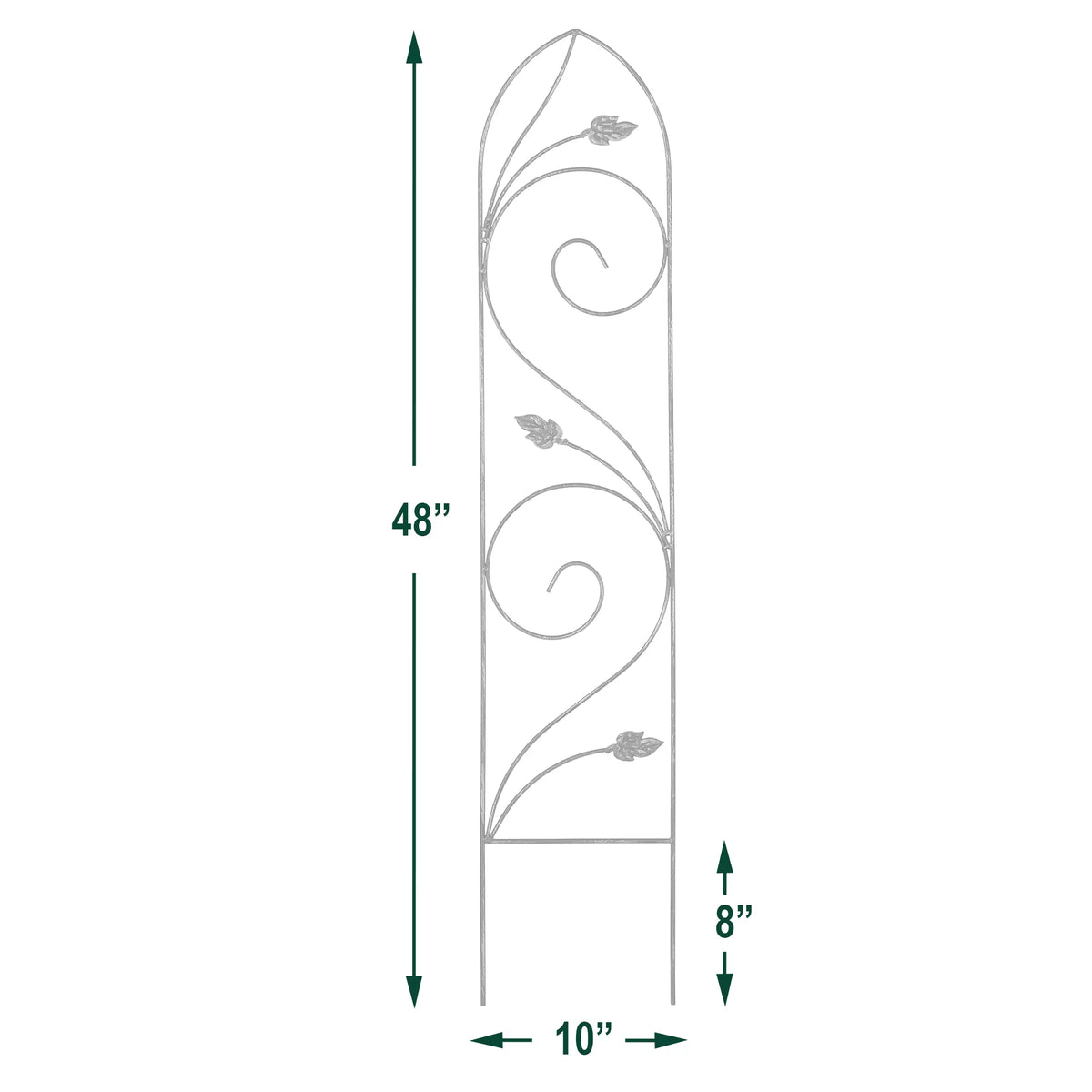 Metal Arched Trellis Q4534