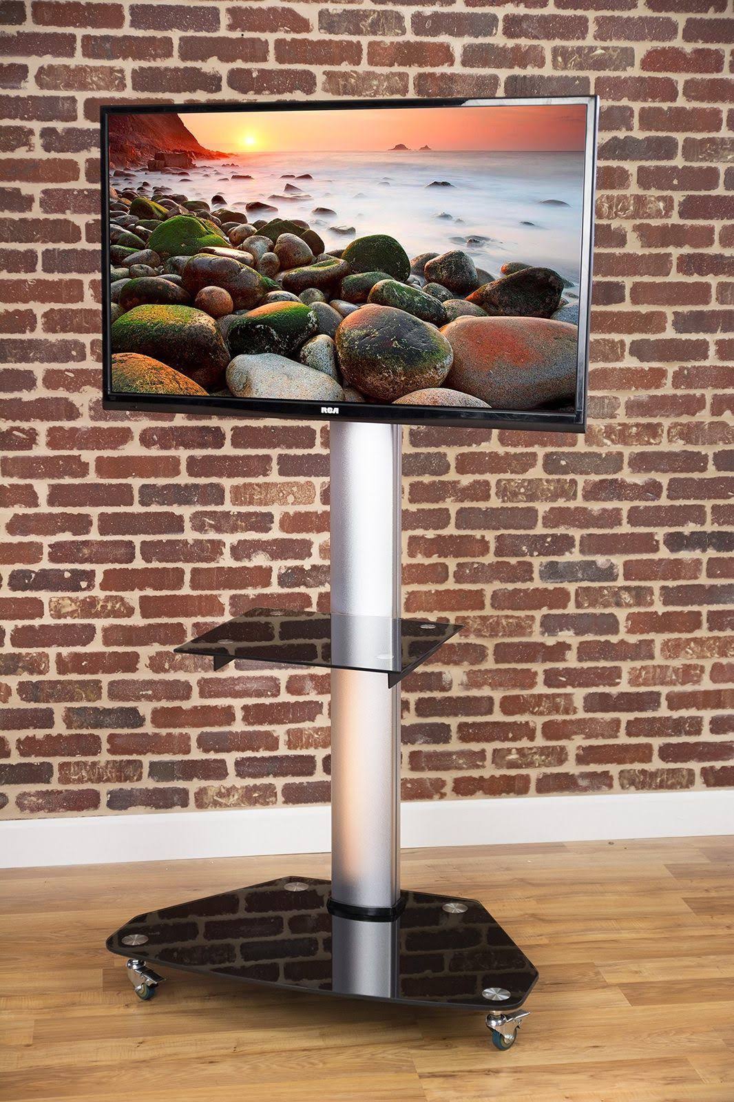 Mobile TV Cart with Wheels O9451