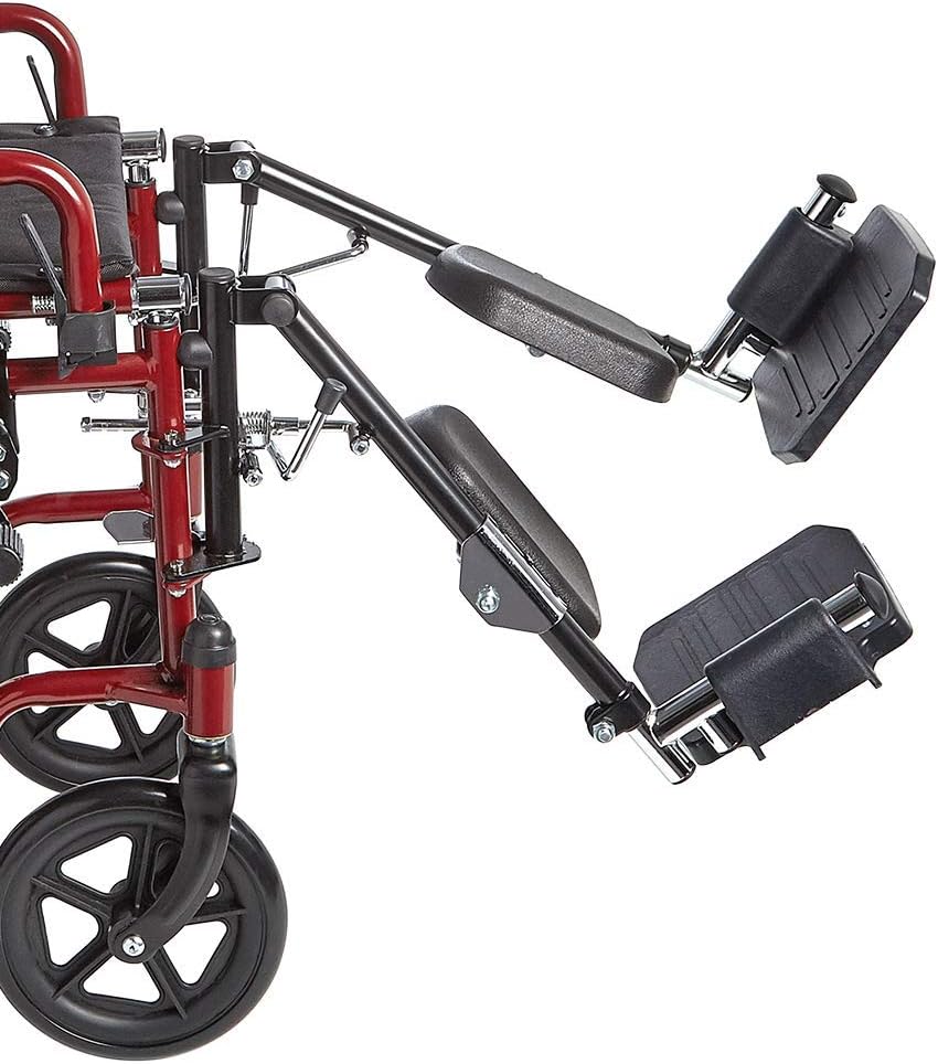 Elevating Swing-Away Leg Rests with Padded Calf Pads J663