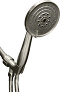Brushed Nickel Hand Held Shower Head with Stainless Steel Hose, Pack of 2 E803