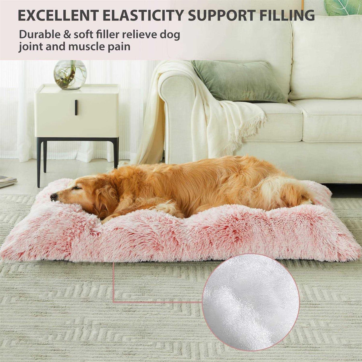 Plush Dog Crate Bed B1598