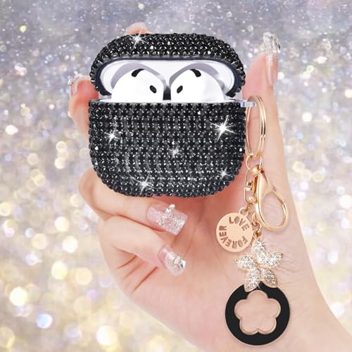 Airpods 4 Case with Bling Keychain O7861