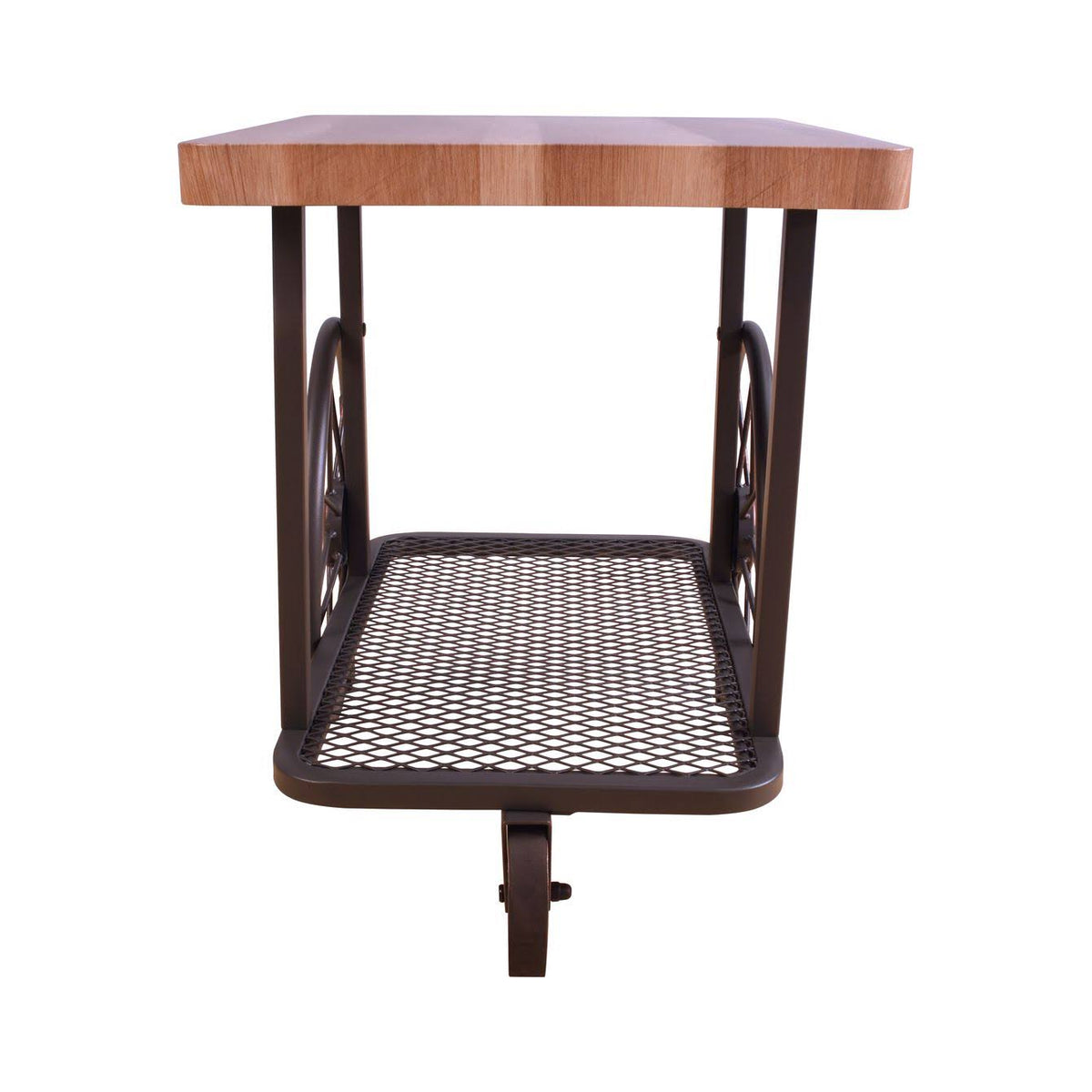 Oak & Antique Gray End Table M63888