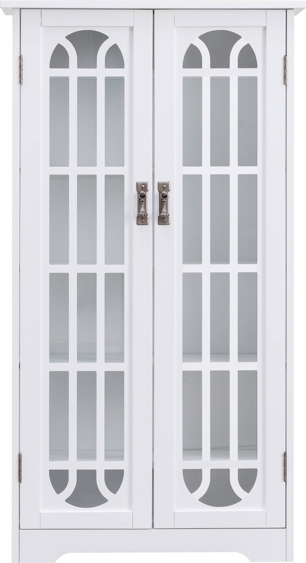 White Display Cabinet with Glass Doors I4769
