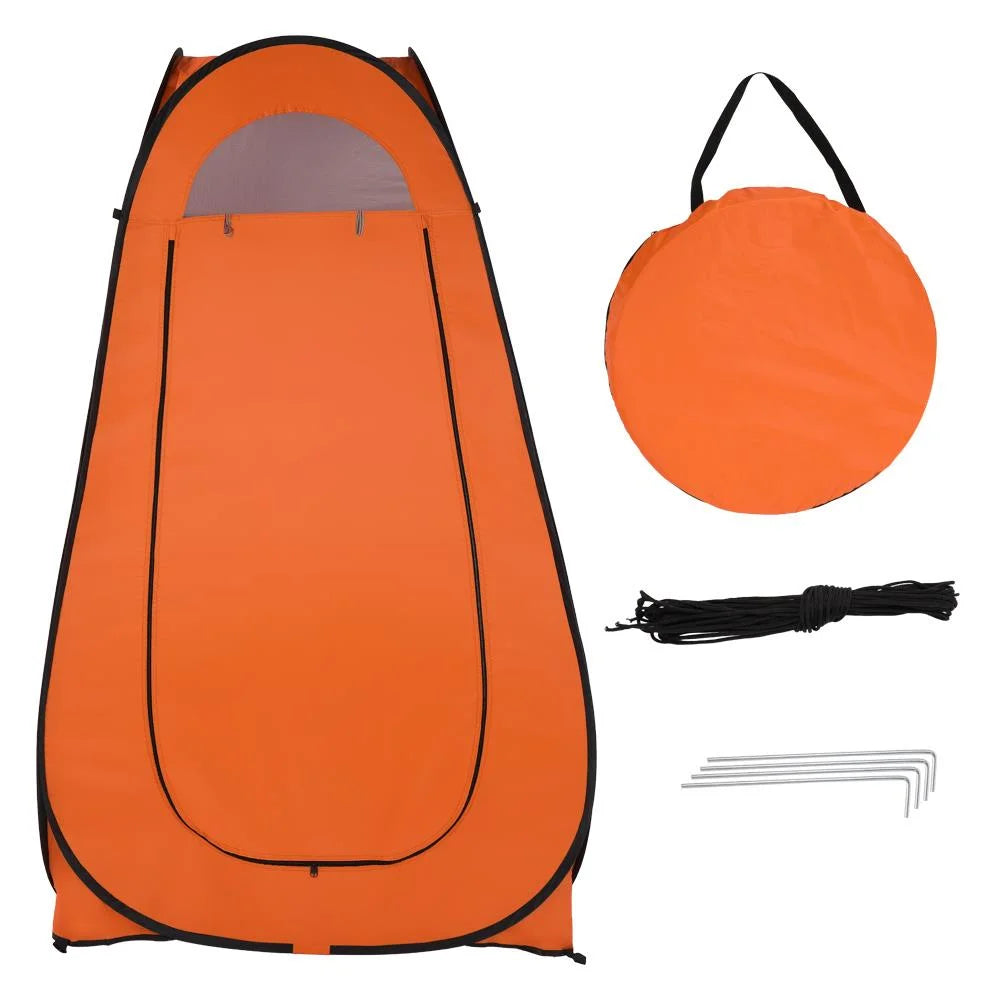 Orange Pop Up Privacy Tent for Camping E6618