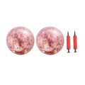 4 Pcs 40CM/60CM Glitter Ball and Pump Set F2589