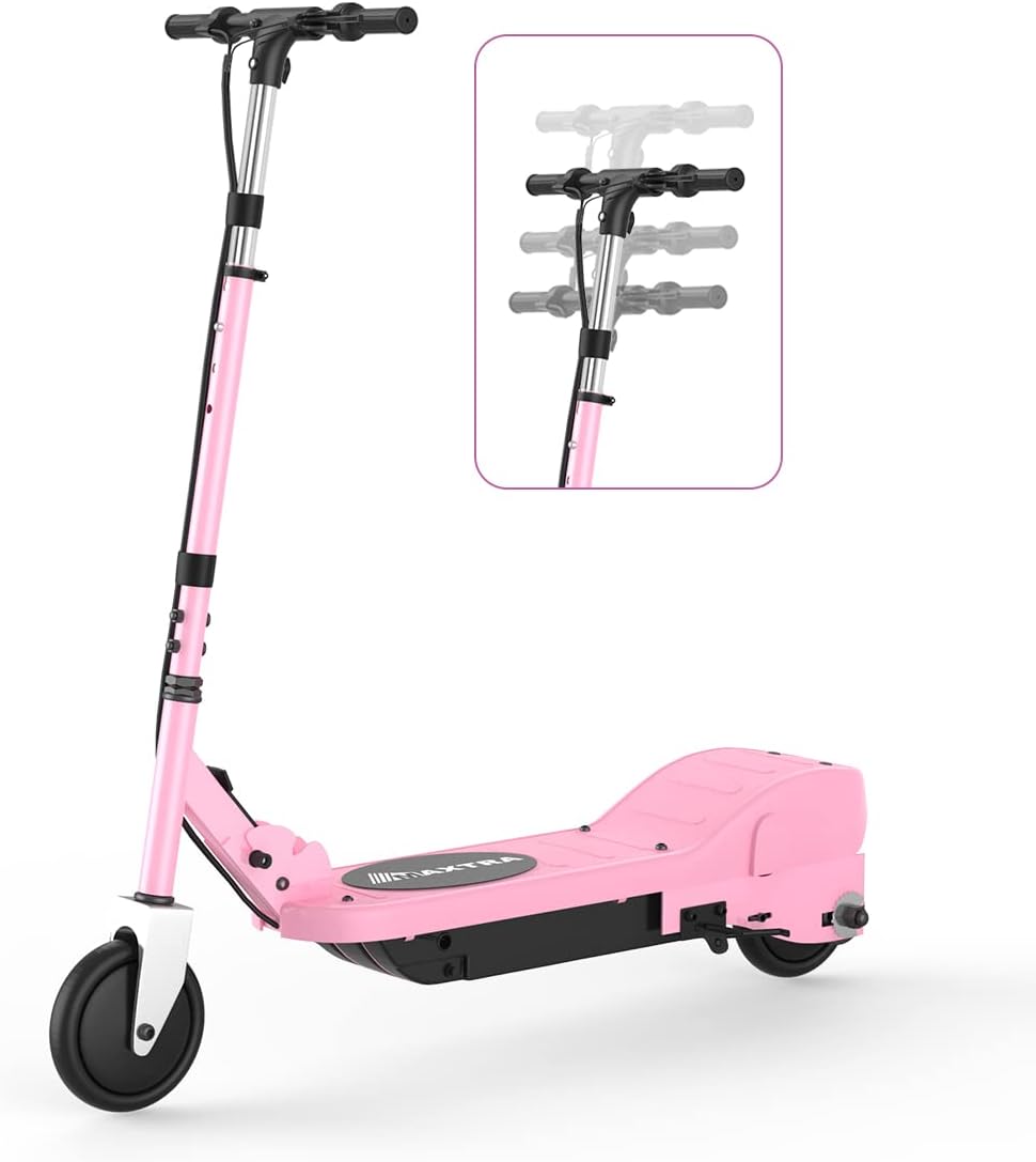 Electric Scooter, Foldable, Adjustable Height, 10mph, 155lbs Max Load J151