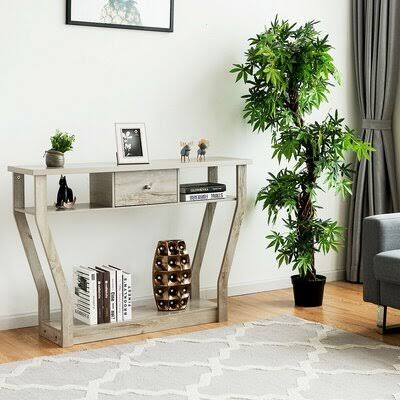 Gray Console Table M8931