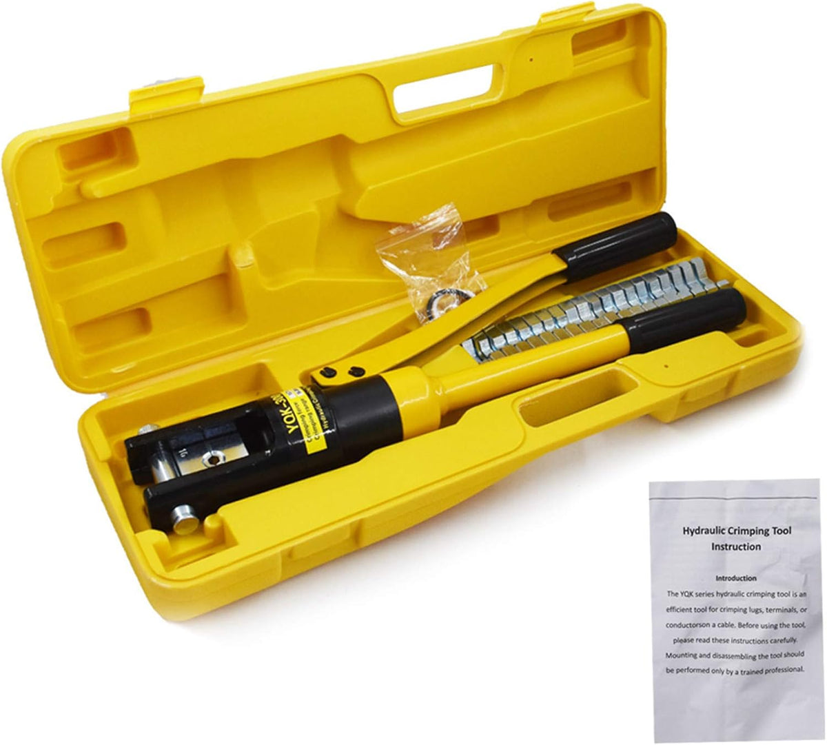 16 Ton Hydraulic Wire Crimper Crimping Tool with 11 Dies, Pack of 2 P9659