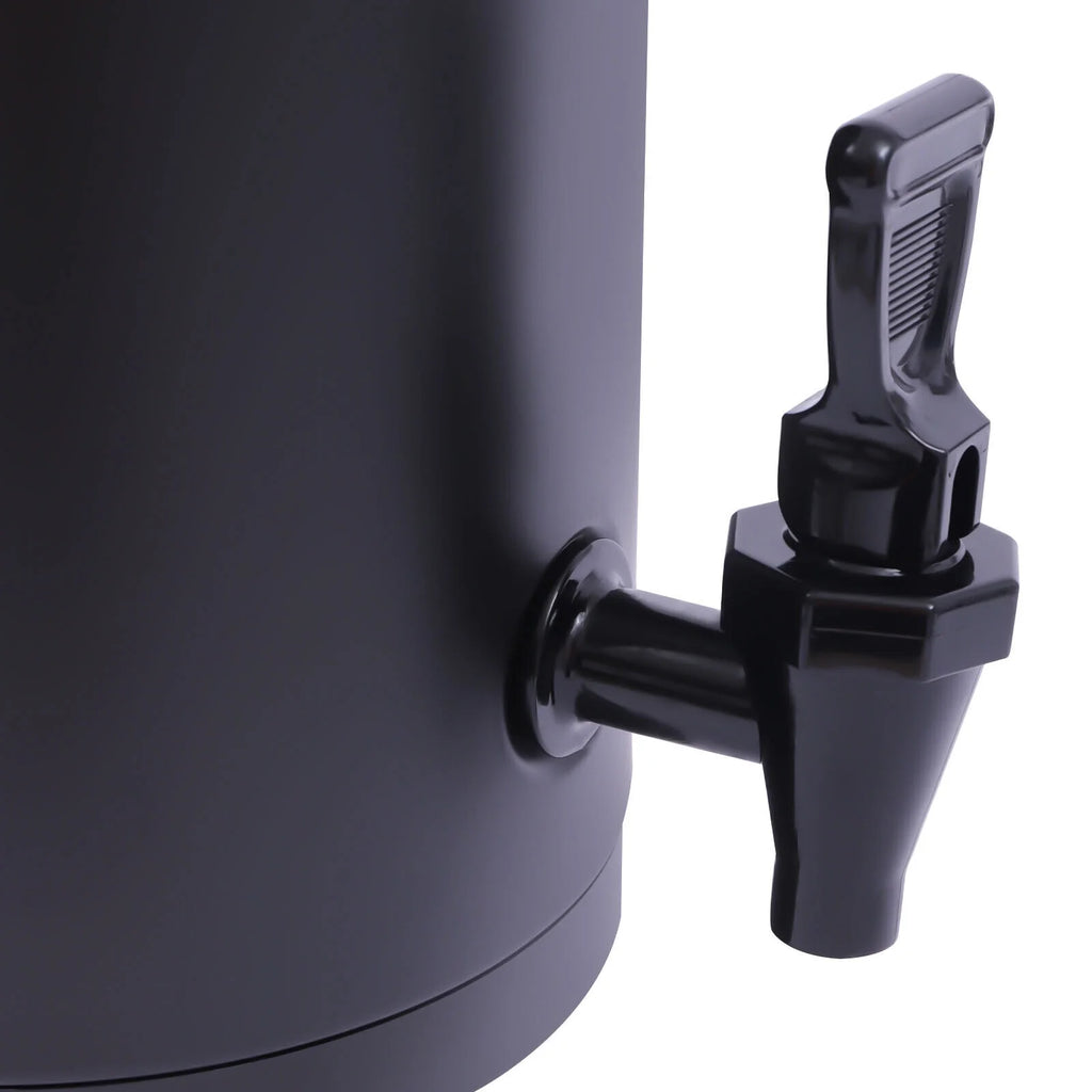 Black Insulated Beverage Dispenser with Handle Y861