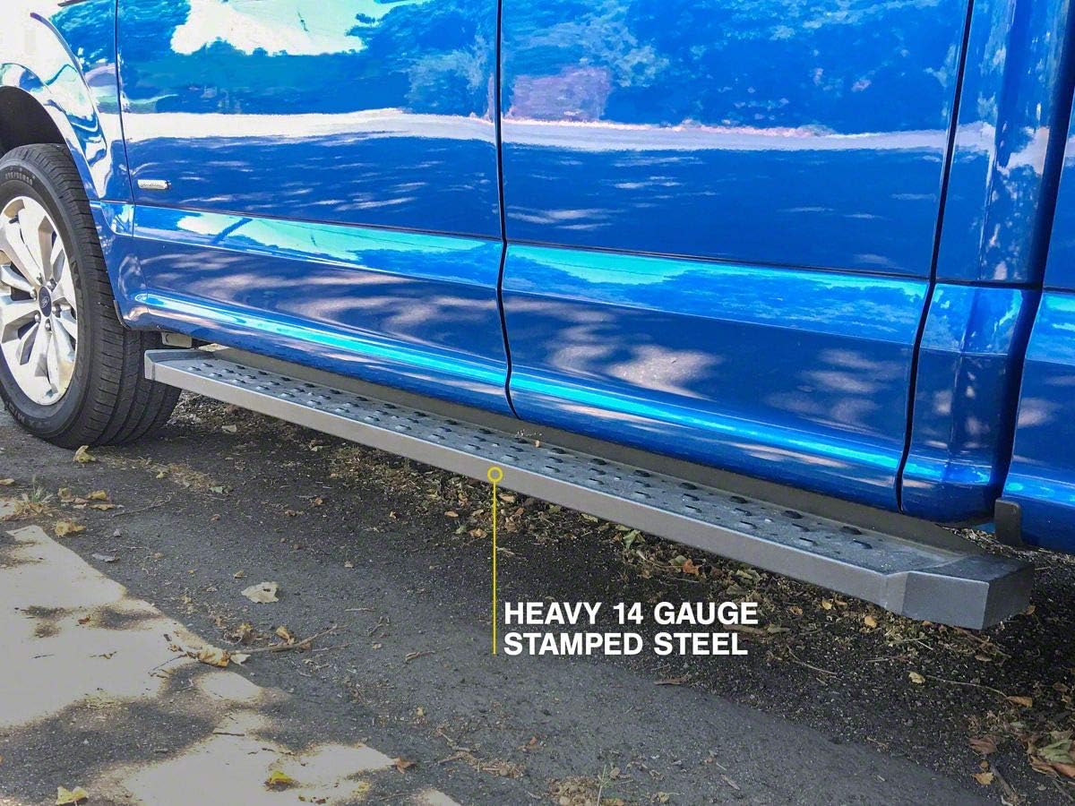 Black Steel Running Boards G313