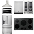36 Induction Cooktop, Range Hood, Microwave, Refrigerator, Dishwasher, Wine Cooler M73991