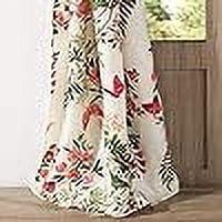 Botanical Curtain Panel 4 Piece Set E2106