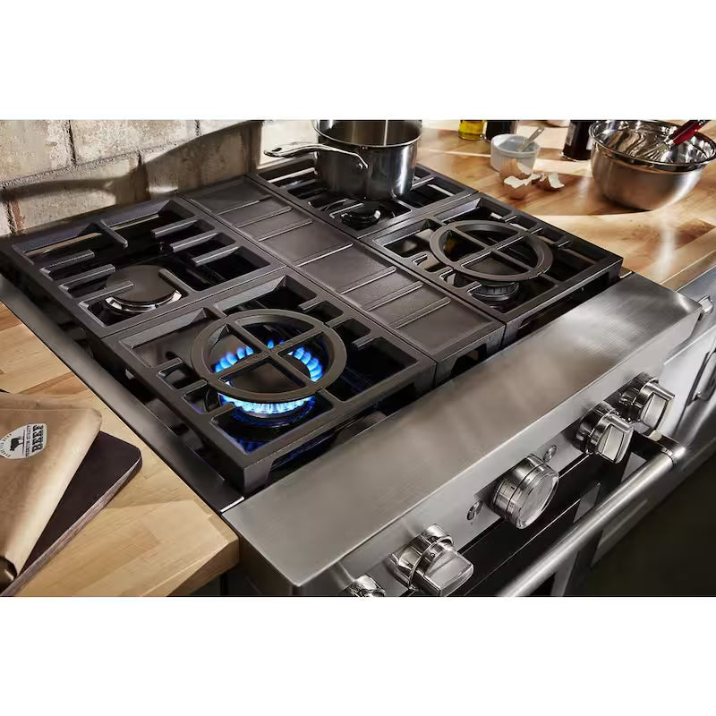 4 Burner Dual Fuel Freestanding Smart Range V49778