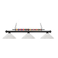 Matte Black 3-Light Island/Billiard H82316