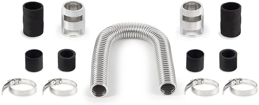 Universal Flexible Stainless Steel Radiator Hose Kit, 24”, Pack of 2 B417