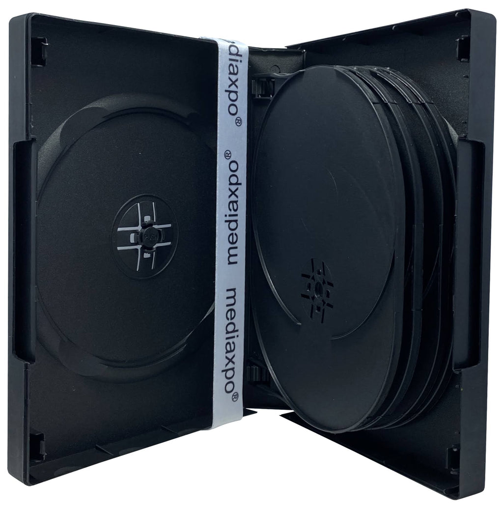 100 Black 9 Disc DVD Cases J405943