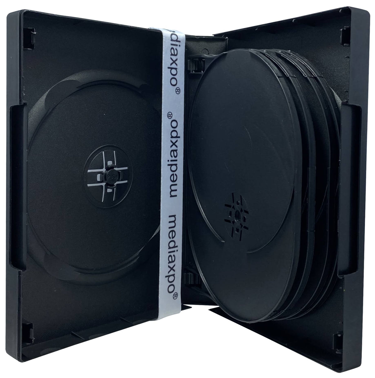 100 Black 9 Disc DVD Cases J405943