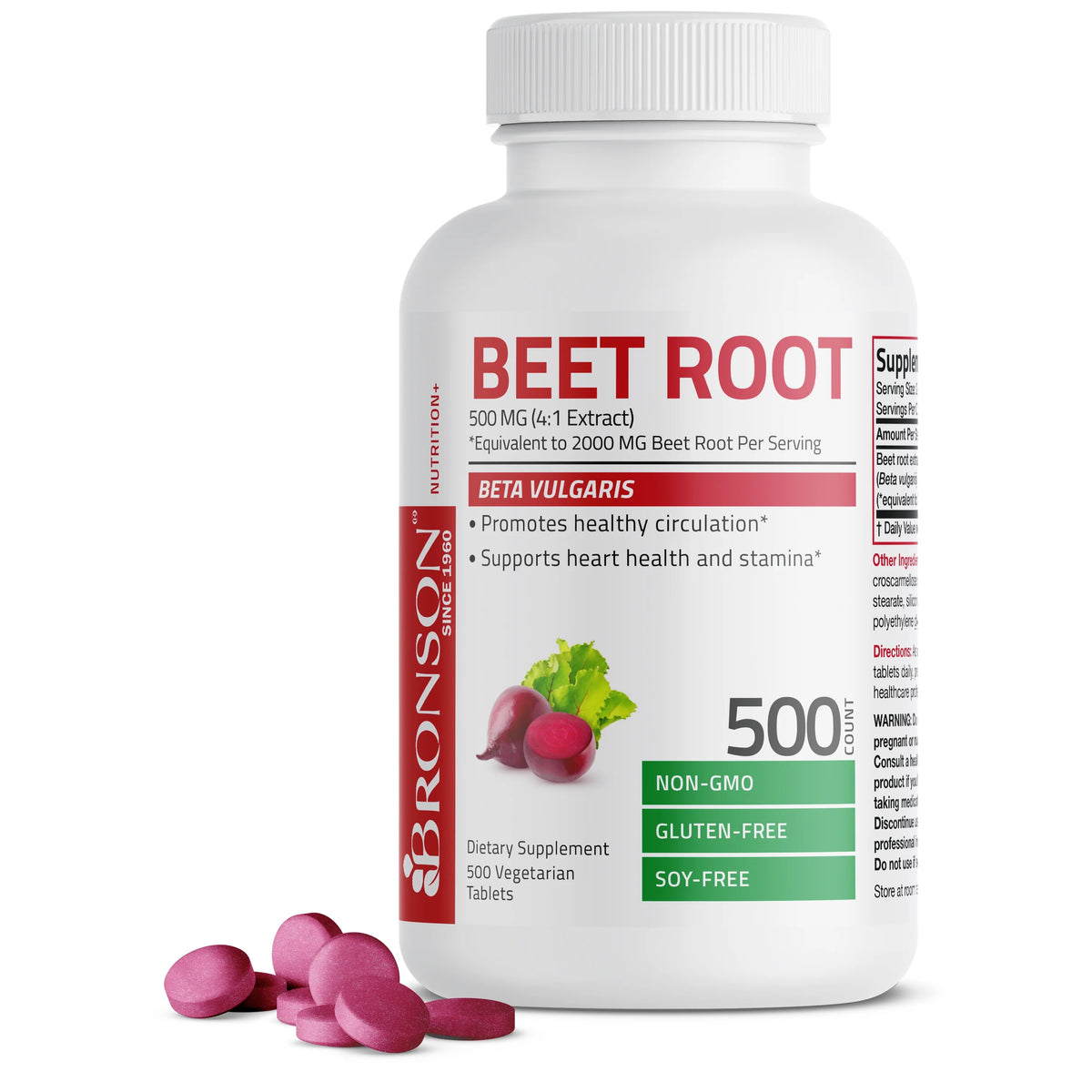 Beet Root 2000mg Vegetarian Tablets I7202