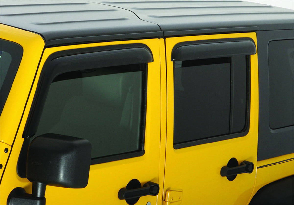 Smoke Ventvisor For Jeep Wrangler Unlimited 4-Door L34439