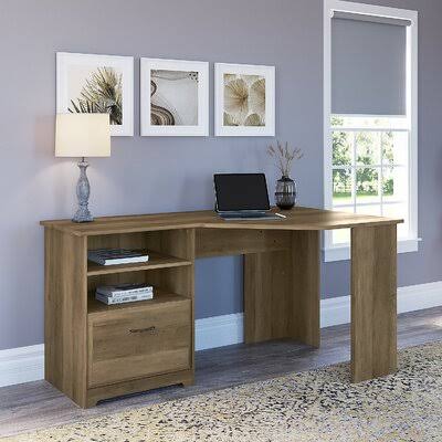 Reclaimed Pine Reversible Corner Desk Q93676