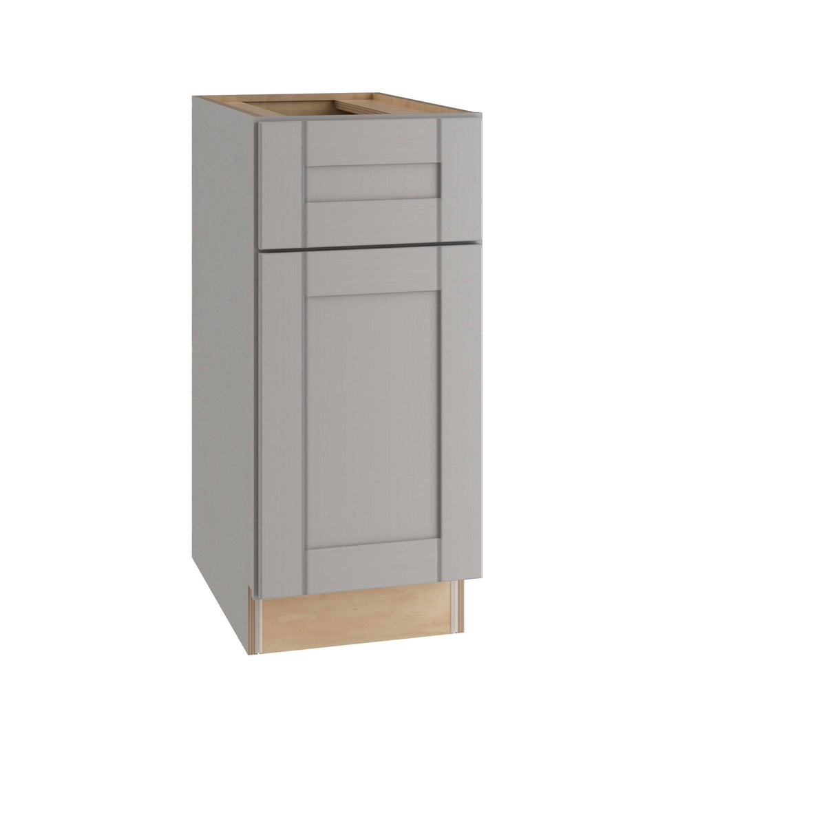 Veiled Gray Shaker Assembled Plywood Base Kitchen Cabinet with Soft Close Y8667