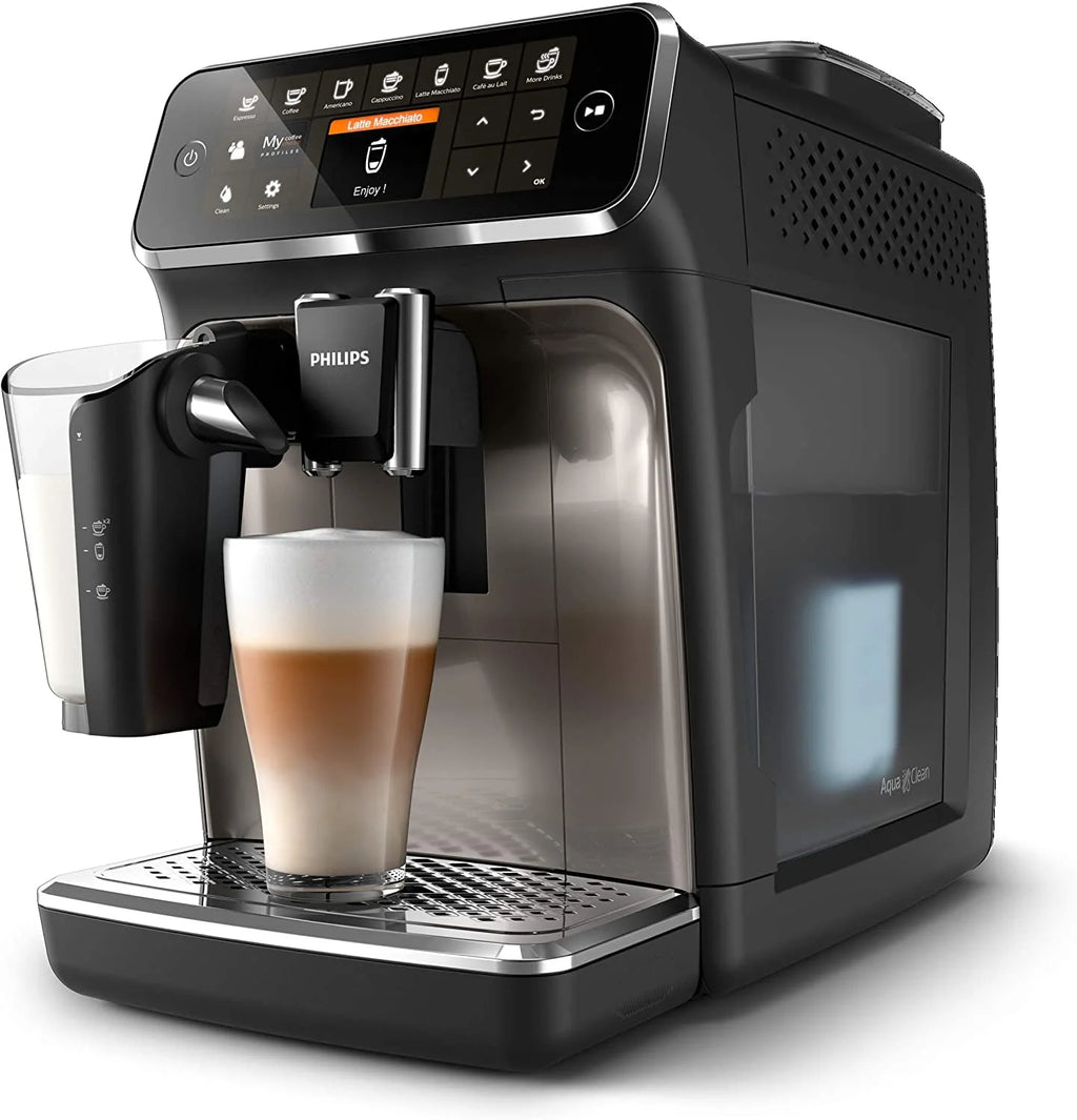 Fully Automatic Espresso Machine with LatteGo, Silver S46194