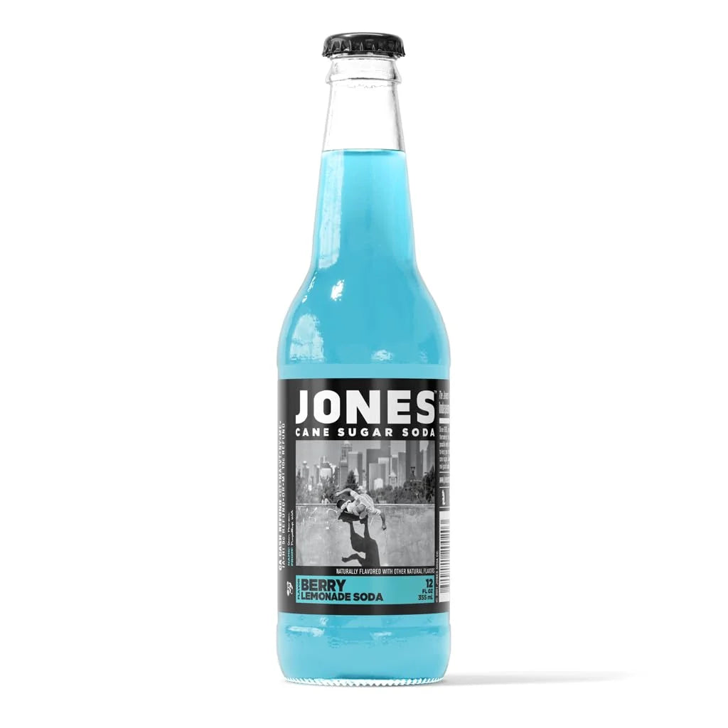 Berry Lemonade Soda 12 Oz Glass Bottle R12189