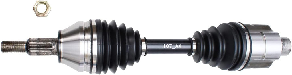 4WD Front CV Axle Drive Shafts + Upper Control Arm w/ Ball Joint Replacement 4pc Set L524544