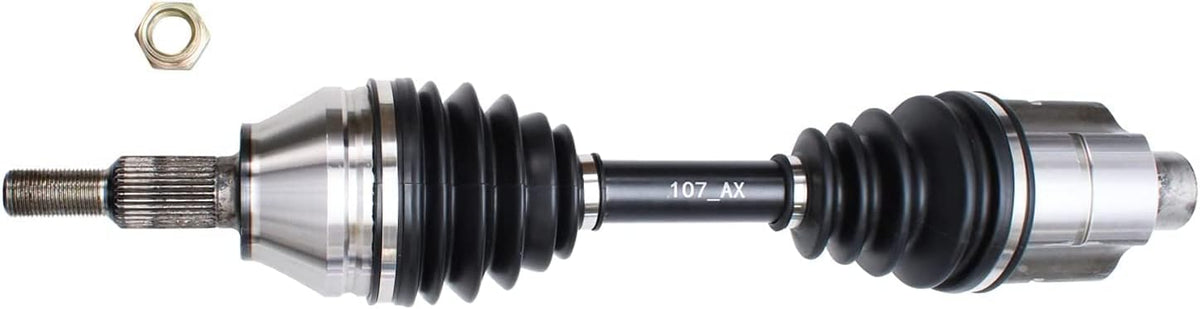 4WD Front CV Axle Drive Shafts + Upper Control Arm w/ Ball Joint Replacement 4pc Set L524544