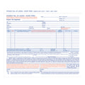Carbonless Bill of Lading 250 Forms/Pack S4237