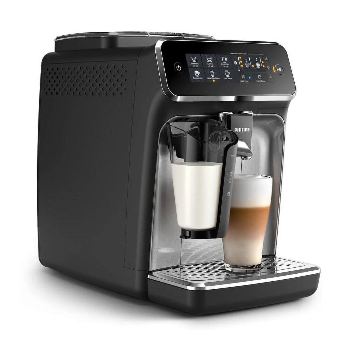 Fully Automatic Espresso Machine with LatteGo, Silver L968301
